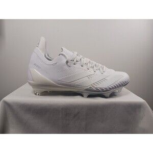 Adidas Adizero Electric+ 2 Cloud White Silver Metal Football Cleats Sz.8.5